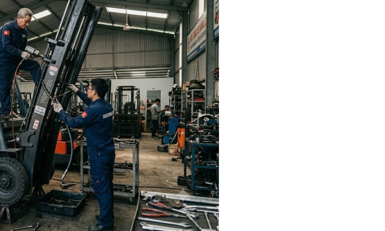 Dịch Vụ Sửa Xe Nâng Tại Hồ Chí Minh Uy Tín, Giá Rẻ Khảo Sát Tận Nơi